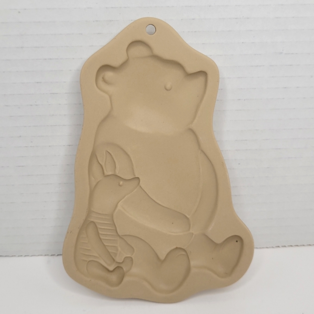 Disney Winnie the Pooh and Piglet Cookie Press Mold Brown Bag Cookie Art